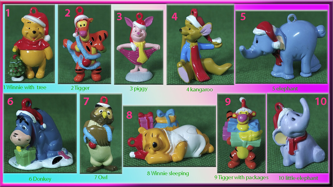 Zaini Disney Winnie the Pooh Christmas 2005 EXTRA KINDER SURPRISE