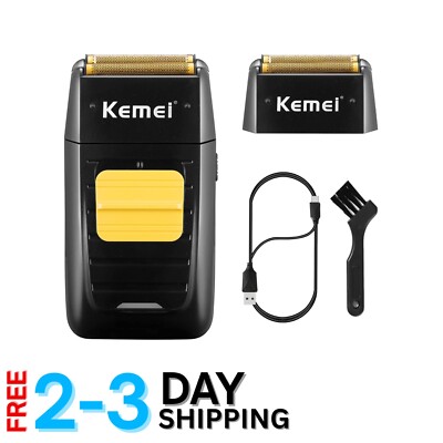 Professional Double Electric Shaver - Cordless Foil Shaver for Men's Grooming