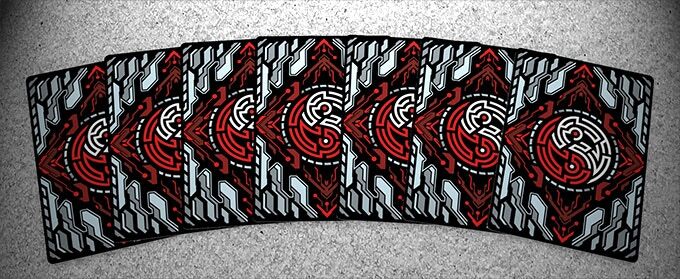 Zodiakai Playing Cards Deck (ONYX) Cyberpunk Zodiac (Limited of