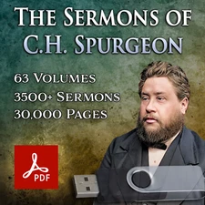 C H Spurgeon 3500+ Bible Sermons-Christian Church Preaching-Commentary-Study-usb