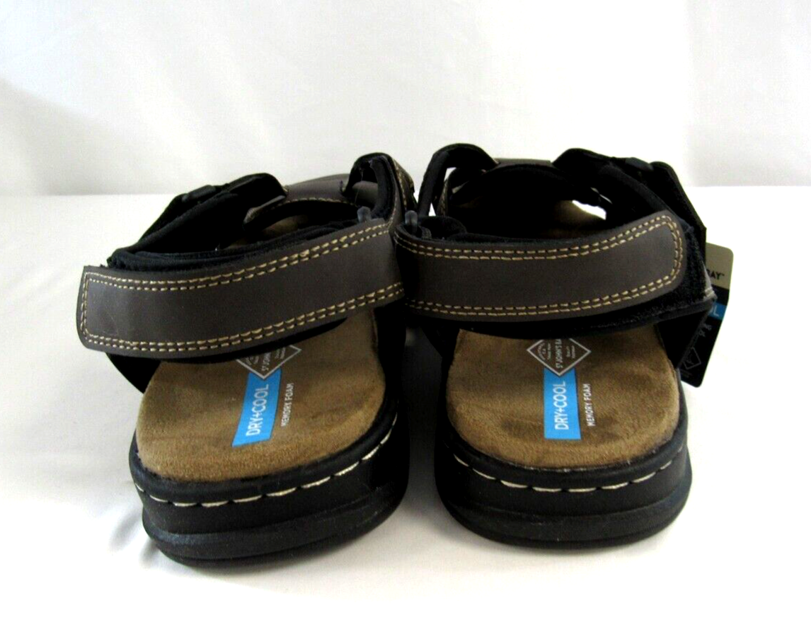 St Johns Bay Felix Brown Moisture Wicking Sandals Memory  display picture 2