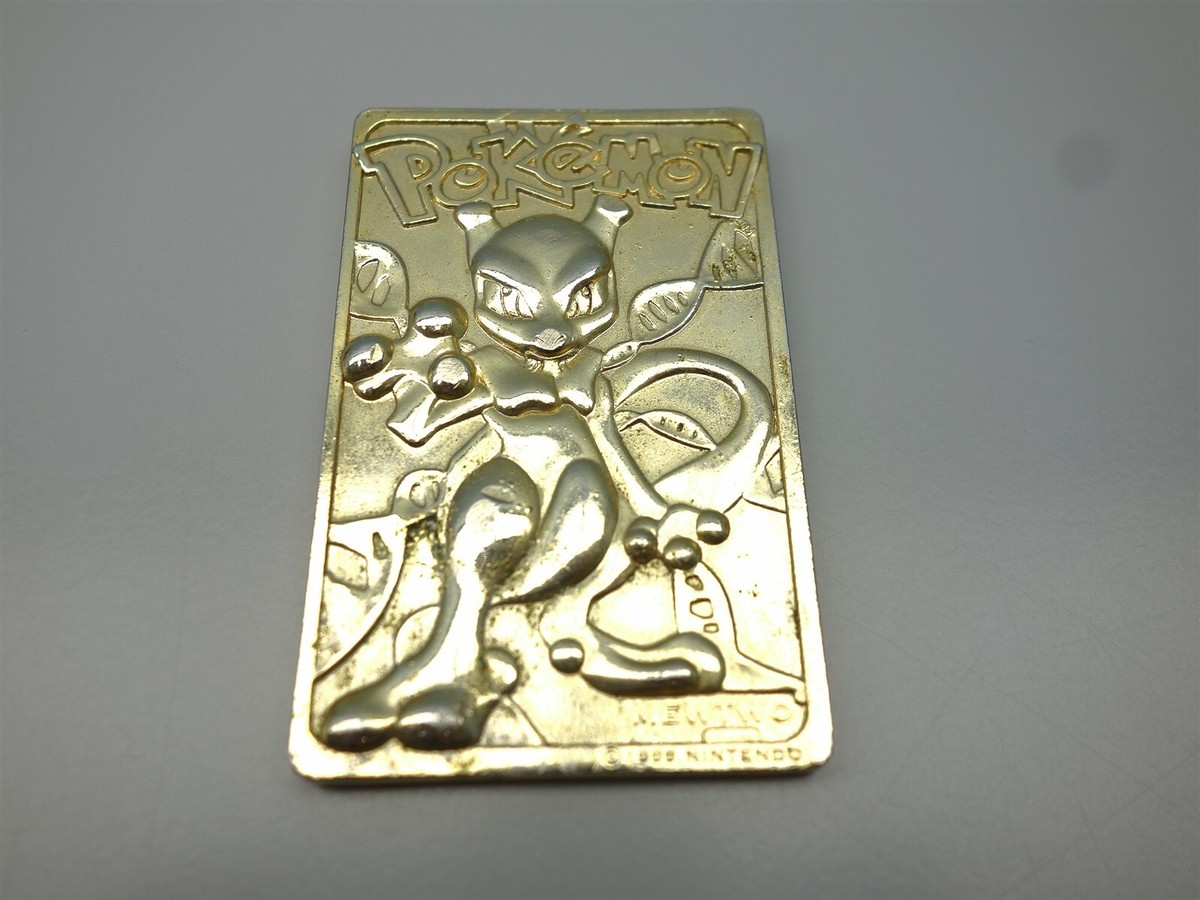 Pokemon TCG: Gold Plated Mewtwo Card | eBay