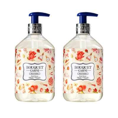 Bouquet Garni Rose Garden Body Shower 520ml*2Pcs - FREE SHIPPING