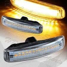 For Land Rover Lr2 Lr3 Lr4 L320 Clear Amber Led Turn Signal Side Marker Lights