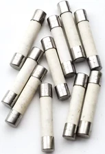 Lot of 10 Bussmann ABC30 125 Volt 30 Amp Ceramic 1/4" x 1-1/4" Fast Acting Fuses