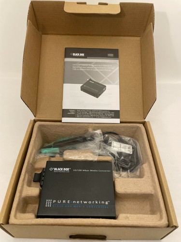 Black Box LHC201A Pure Networking Media Converter 10/100Mbps RJ-45 Port New - Picture 3 of 10