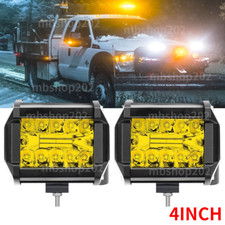 Snow Plow Boost Lights Led Heated Lamp Truck Tractor Headlight Tractor Suv Utv