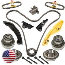 Timing Chain Kit Camshaft Gear Fit Ford F-150 Navigator Transit 250 Turbo 3.5L