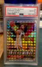 2019 Stephen Curry Panini Mosaic 