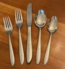 Oneida Stanhome Deluxe OHS9 Atomic Starburst Stainless Flatware Choice