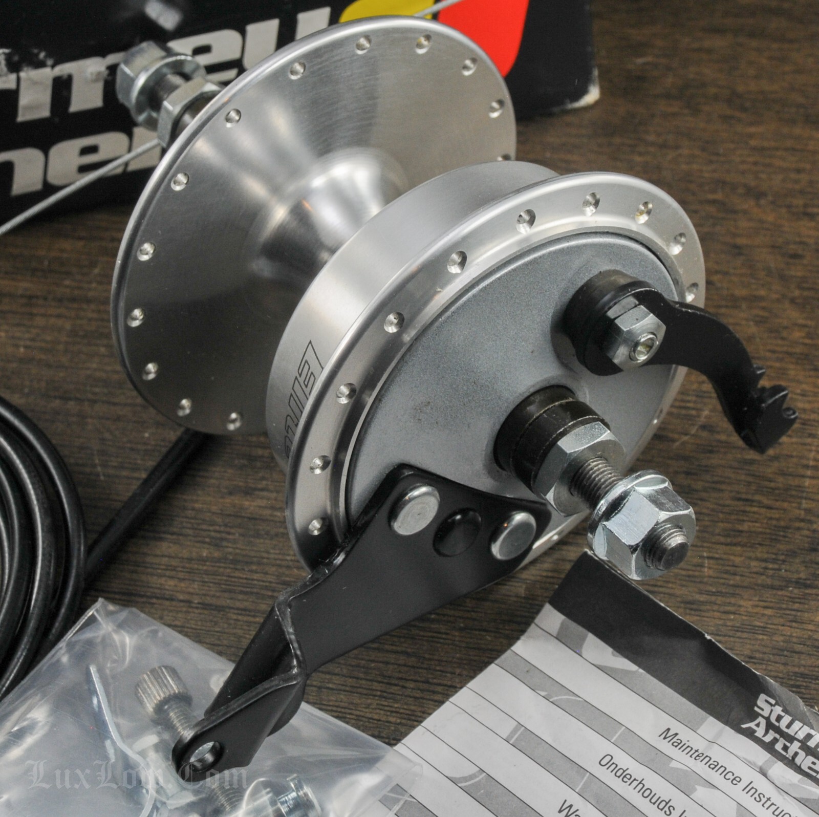 Sturmey Archer X-RD Singlespeed Drum Brake Hub - 36H, Silver, 70mm Drum ...
