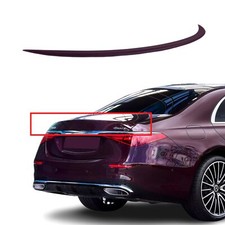 Spoilerlippe Passend für MERCEDES S-Klasse W223, flexibel, RUBELLITROT 660, Heck Spoilerlippe Passend für MERCEDES S-Klasse W223, flexibel, RUBELLITROT 660, Heck