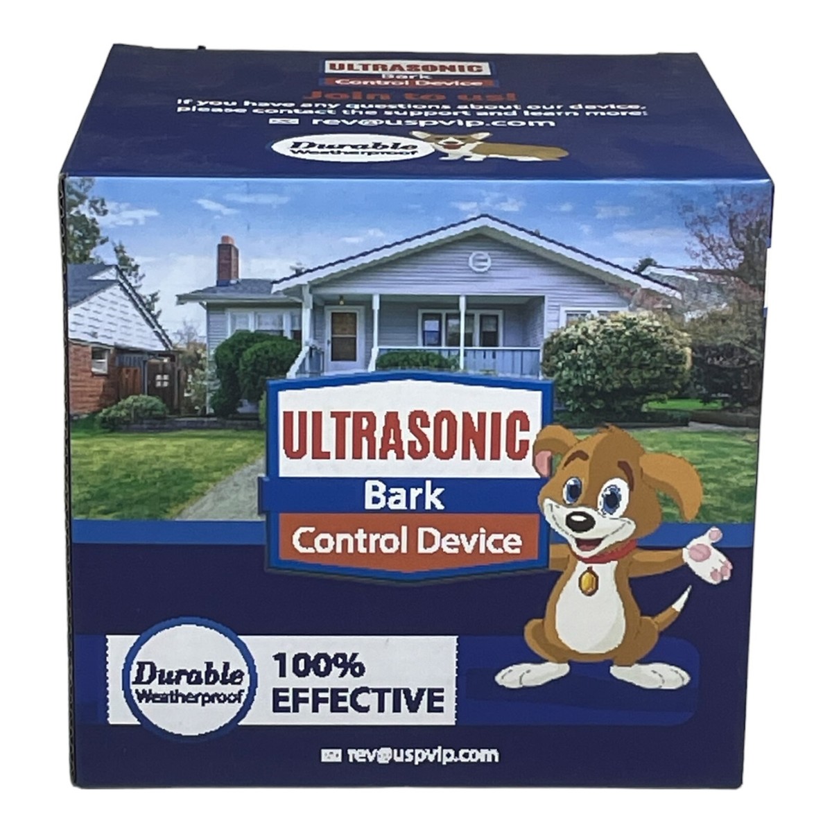 Ultrasonic Bark Control Device Durable Waterproof 50 Foot