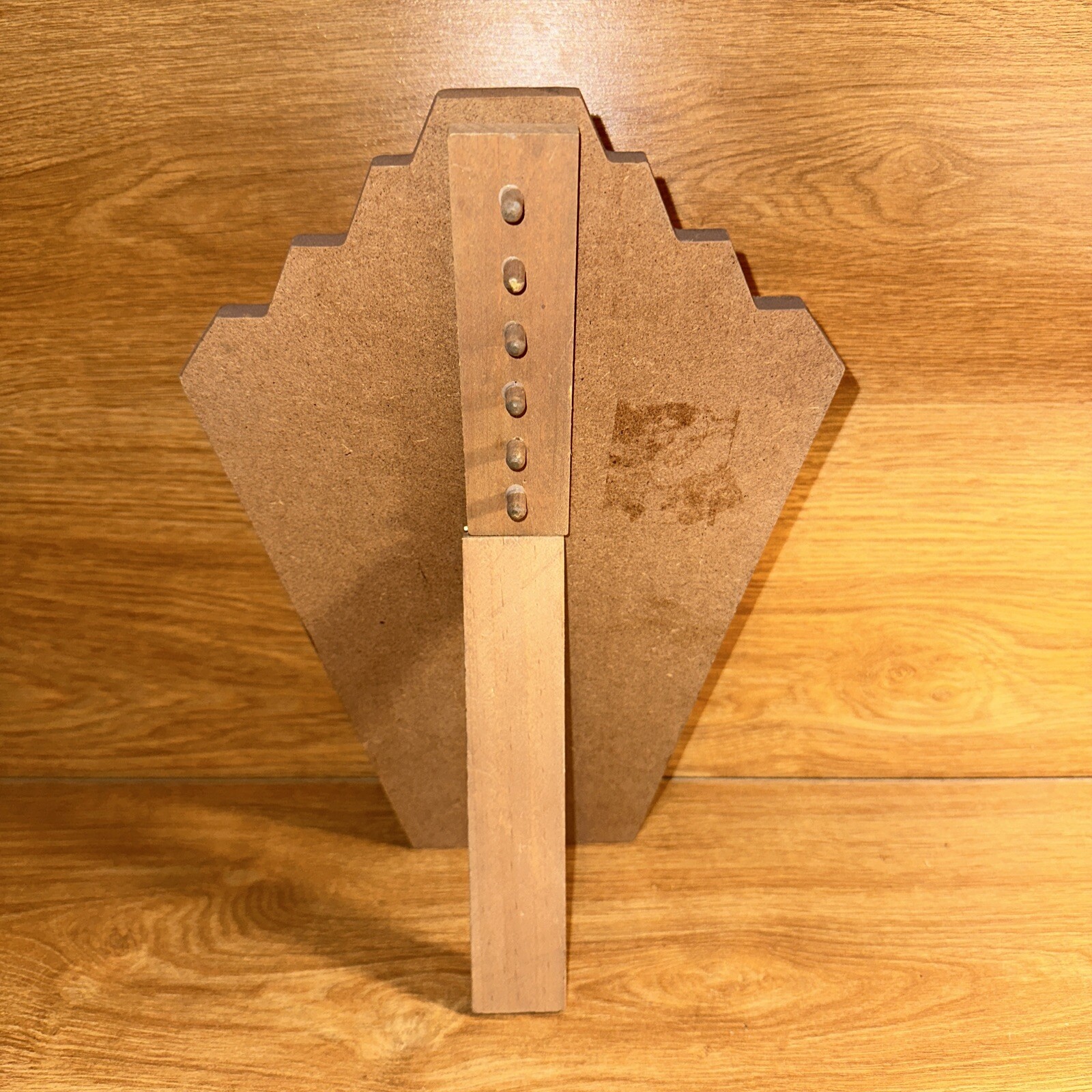 Lightweight Wooden Jewelry Display Bust Easel 3 Necklaces eBay