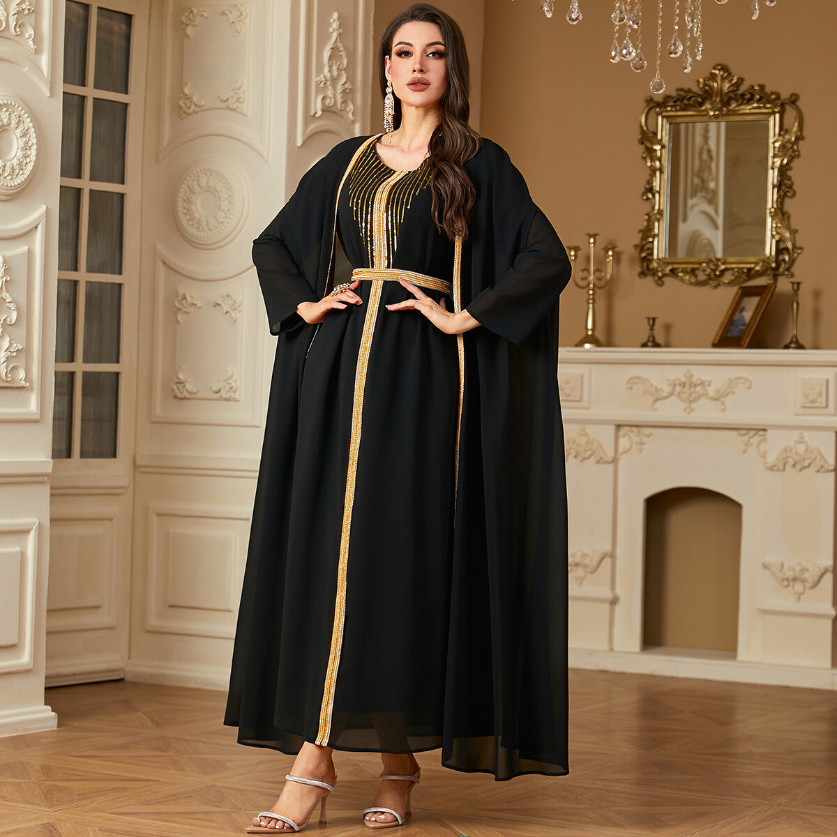 DOTBUY-SHOP Hijab-jurk voor moslimvrouwen, Jilbab gebedsjurk, tweedelige abaya voor Midden-Oosten, Dubai, Turkije, ramadan, volledige bedekking, eenheidsmaat, Roze, One Size DOTBUY-SHOP Hijab-jurk voor moslimvrouwen, Jilbab gebedsjurk, tweedelige abaya voor Midden-Oosten, Dubai, Turkije, ramadan, volledige bedekking, eenheidsmaat, Roze, One Size