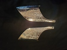 1957 Dodge Quarter Door Side Molding Scoops Pair Wing 1957 Dodge Quarter Door Side Molding Scoops Pair Wing