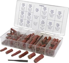 Allstar Cylinder Head Porting Kit with Case 2 Mandrels 60 80 120 Grit Rolls