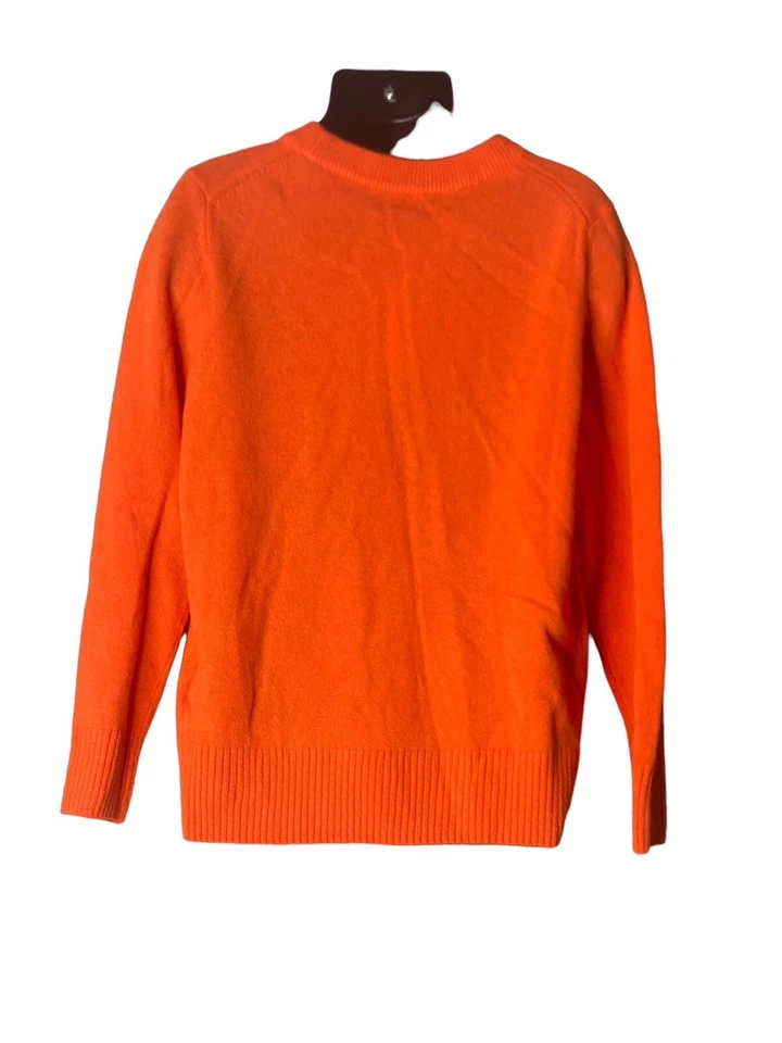 Pullover tejido para cortes redondos niñas niños naranja cuello redondo talla pequeña 6/7 cachemir Foto 2 de 4