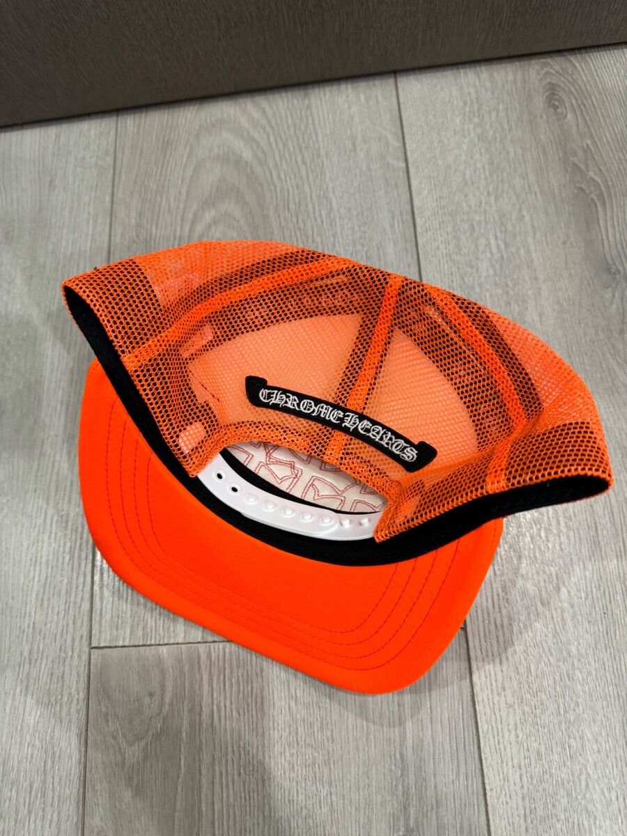 CHROME HEARTS CROSS PATCH TRUCKER ORANGE | eBay CHROME HEARTS CROSS PATCH TRUCKER ORANGE | eBay
