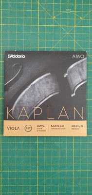 D'Addario Amo Kaplan Viola Set KA410 LM Long Scale 16'' & Over Medium Tension Syn