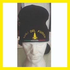CAPPELLO ZUCCOTTO BERRETTO LANA VIGILI DEL FUOCO  RICAMATO