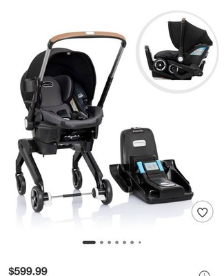 Evenflo Shyft DualRide  Infant Seat and Stroller Combo With Base For Vehicle