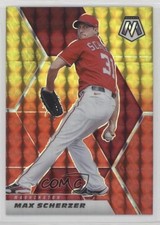 2021 Panini Mosaic Choice Fusion Red & Yellow Prizm 2/64 Max Scherzer #126 o7m