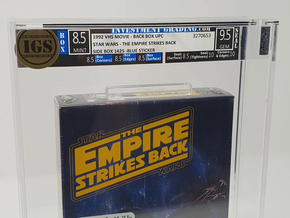 STAR WARS - The Empire strikes back VHS Video NEU sealed CBS Fox red IGS (No CGC - Bild 3 von 4