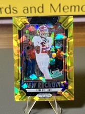 2025 Panini Prizm Draft Picks - New Recruits Ryan Williams #23 Gold Ice Prizm...