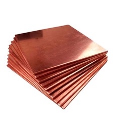 Pure Copper Sheet Plate 1/1.5/2/2.5/3-6mm Thick Cu Conductive Square Metal Board
