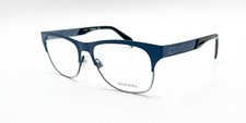 NEW DIESEL DL5119 092 BLUE/SILVER AUTHENTIC EYEGLASSES 54-16