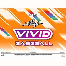 2025 Leaf Vivid Baseball Jumbo Box Factory sealed 25LEBVIV-J