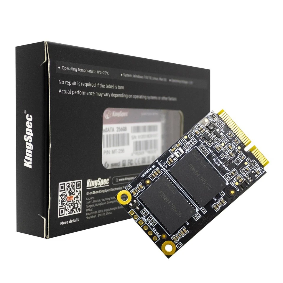 SSD Kingspec 256GB Msata 6GB/S MT-256 Solid State Laufwerk Laptop Notebook PC - Bild 3 von 3