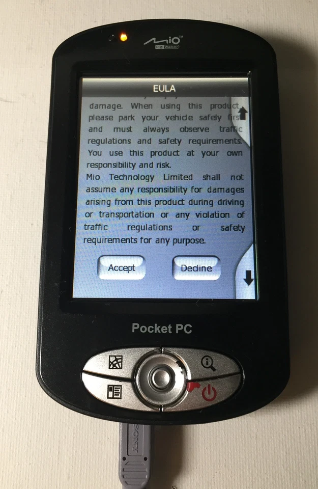 Mio P550 GPS PDA Navigation Device — AS-IS / No Charger / Untested - Image 2 of 4