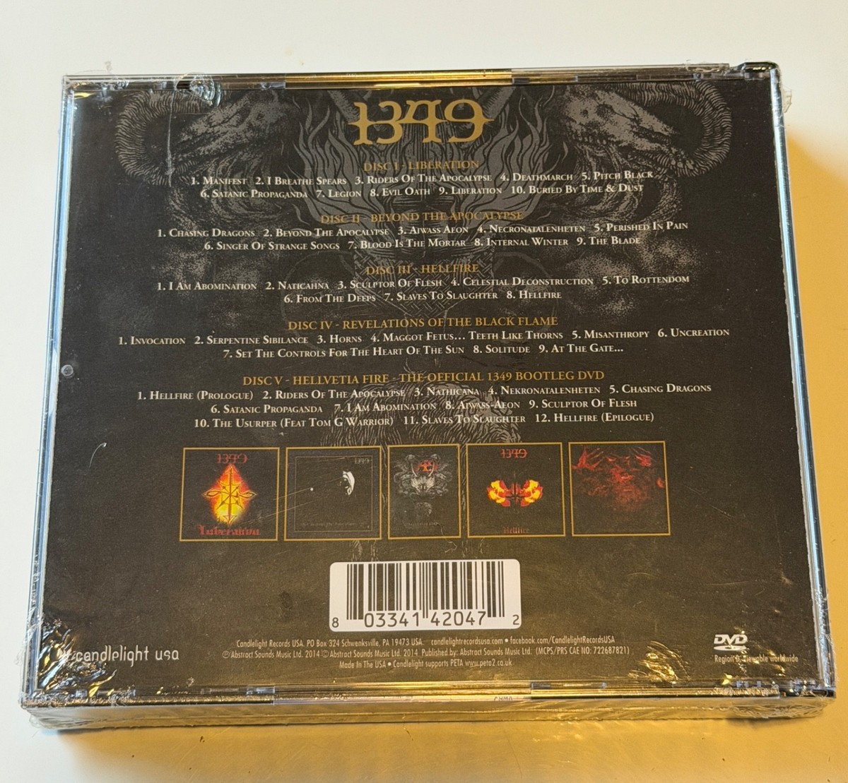1349 the candlelight years CDL552CD 4 albums plus DVD Sealed | eBay