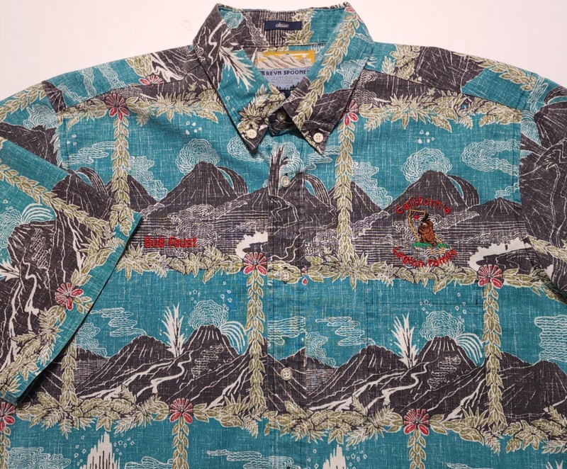 Reyn Spooner National Parks California Legion Family Faust Hawaiian Large Shirt