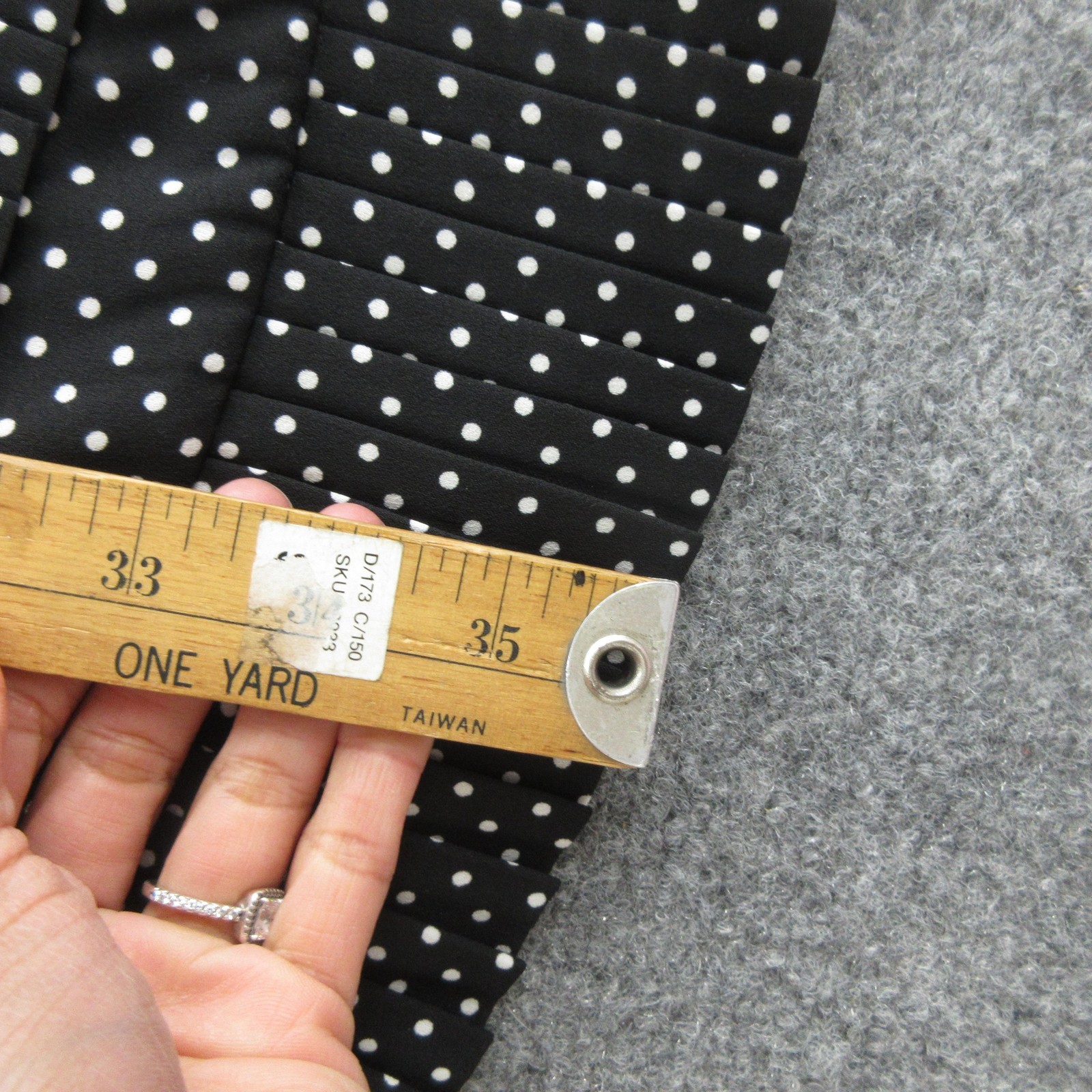 Kate Spade New York Dress Womens 4 Black Polka Dot Ruffle Bell Sleeve Shift thumbnail 5