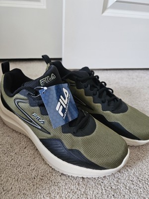 New In Box Fila Men's Memory Primo-Forza Avocado/Black/ Silver SZ 10.5 Sneakers