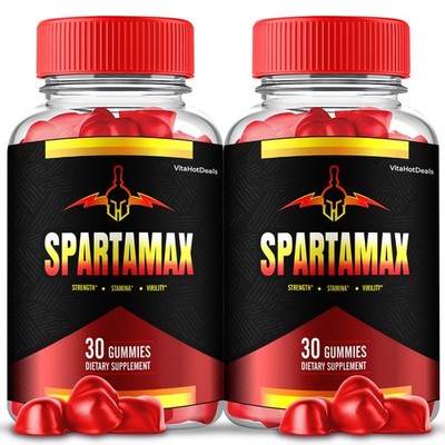 Spartamax Gummies, Max Strength, Sparta Max Natural Supplement (2 Pack)