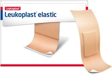 Leukoplast Elastic Fabric Adhesive Latex Free Bandages Strip 1" x 3" (100 in Box