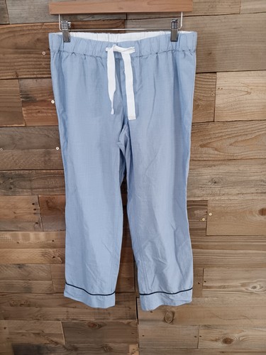 J.Crew Pajama Set Drawstring Pants & Short-Sleeve Top Sz. XS 100% Cotton EUC - Picture 4 of 22