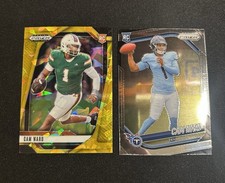 Panini Cam Ward Rookie Prizm Draft Picks Football Lot Miami Titans 2 Cards 2025
