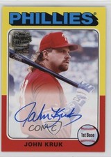 2021 Topps Archives Fan Favorite 1975 Topps John Kruk #FFA-JK Auto 1bi0