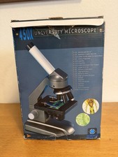 Vintage Microscope Science Tech 450X University Kit 10X-15X Zoom NEW