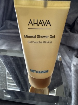 SHOWER GEL Ahava Deadsea WATER Mineral 1.3 Oz 40 mL Skincare Travel Size New S14