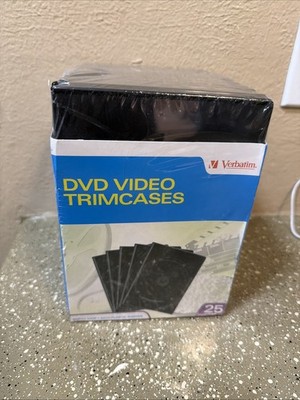 Verbatim DVD or CD Audio / Video Trim Cases Package Contains 25 Cases