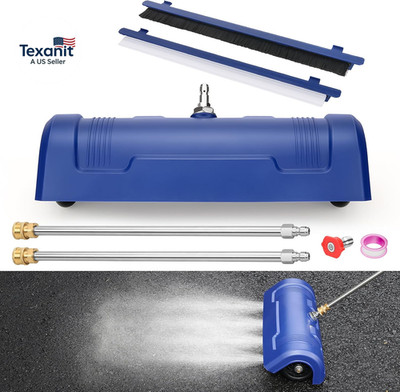 15'' Pressure Washer Surface Cleaner - Stainless Steel Surface Cleaner for Pressu