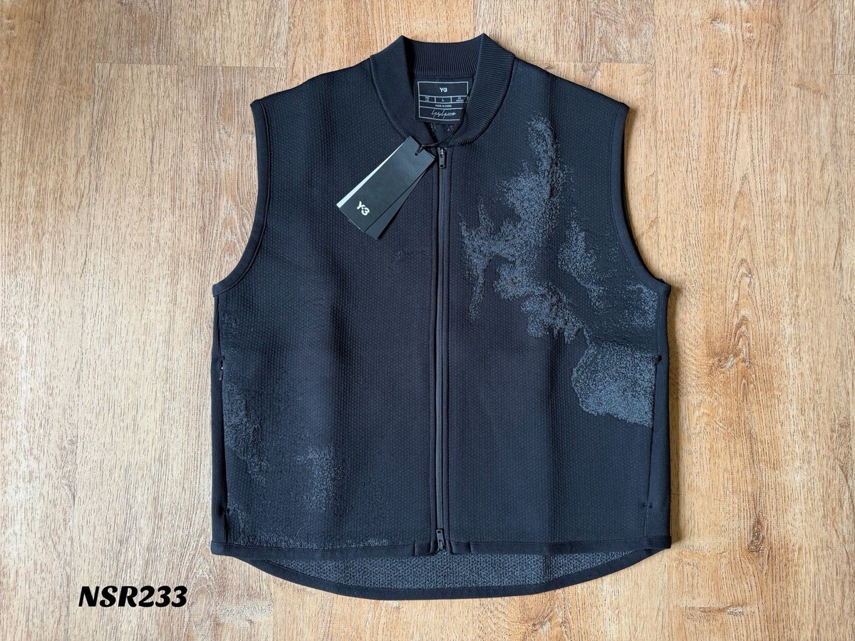 ADIDAS Y-3 YOHJI YAMAMOTO RUNNING ENGINEERED REFLECTIVE VEST BLACK
