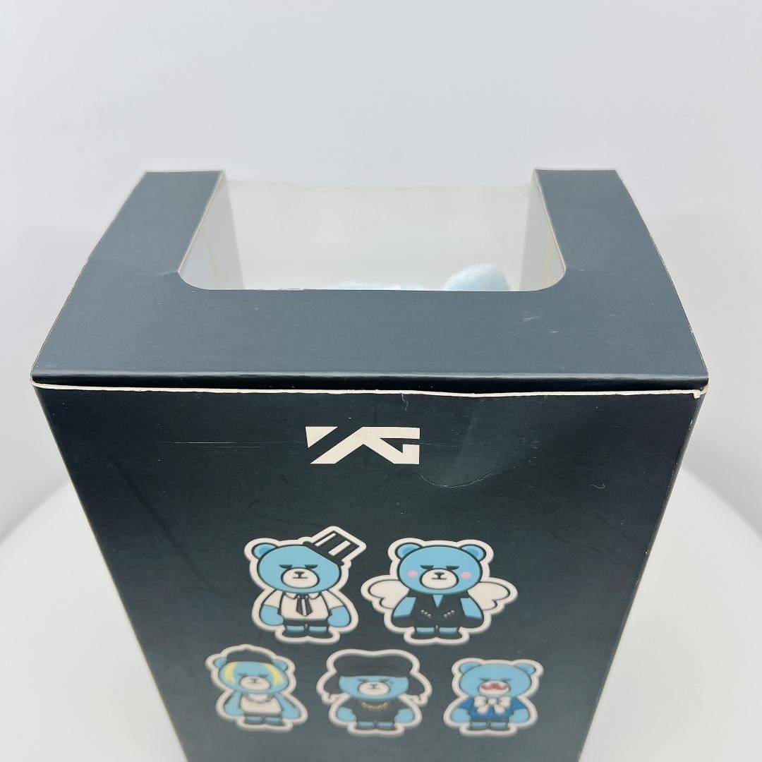 KRUNK BIGBANG Official YG Bear Plush Toy T.O.P TOP Blue DOOM DADA