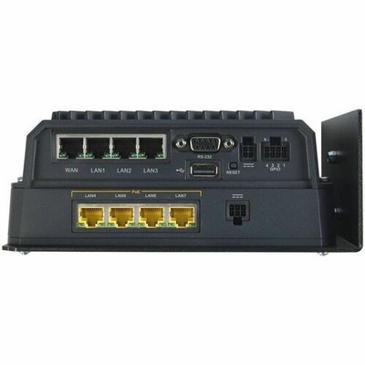 RACKMOUNT.IT Din Rail Mount for Router - Jet Black